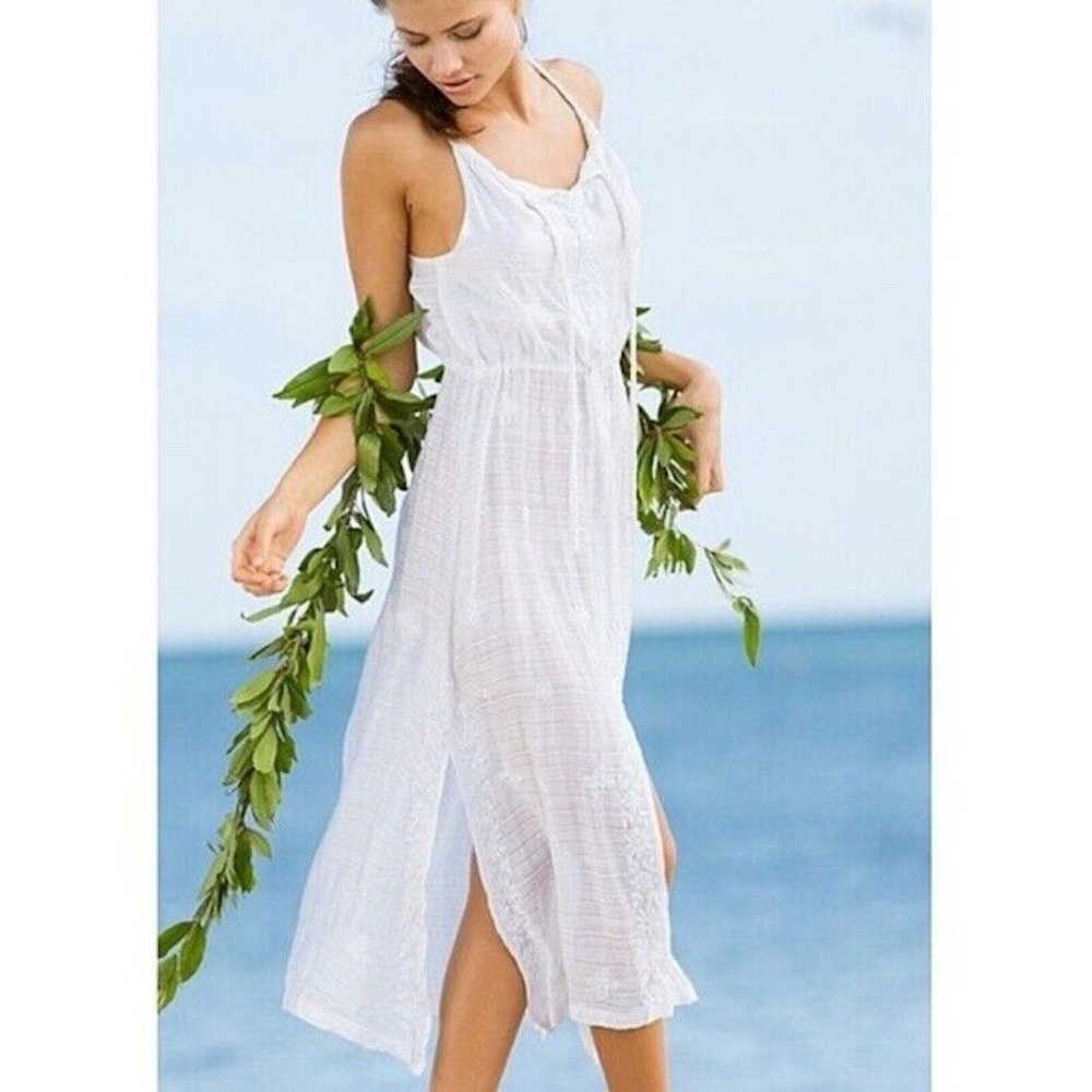 Letarte Calm Waves Midi Dress Swim Cover Up